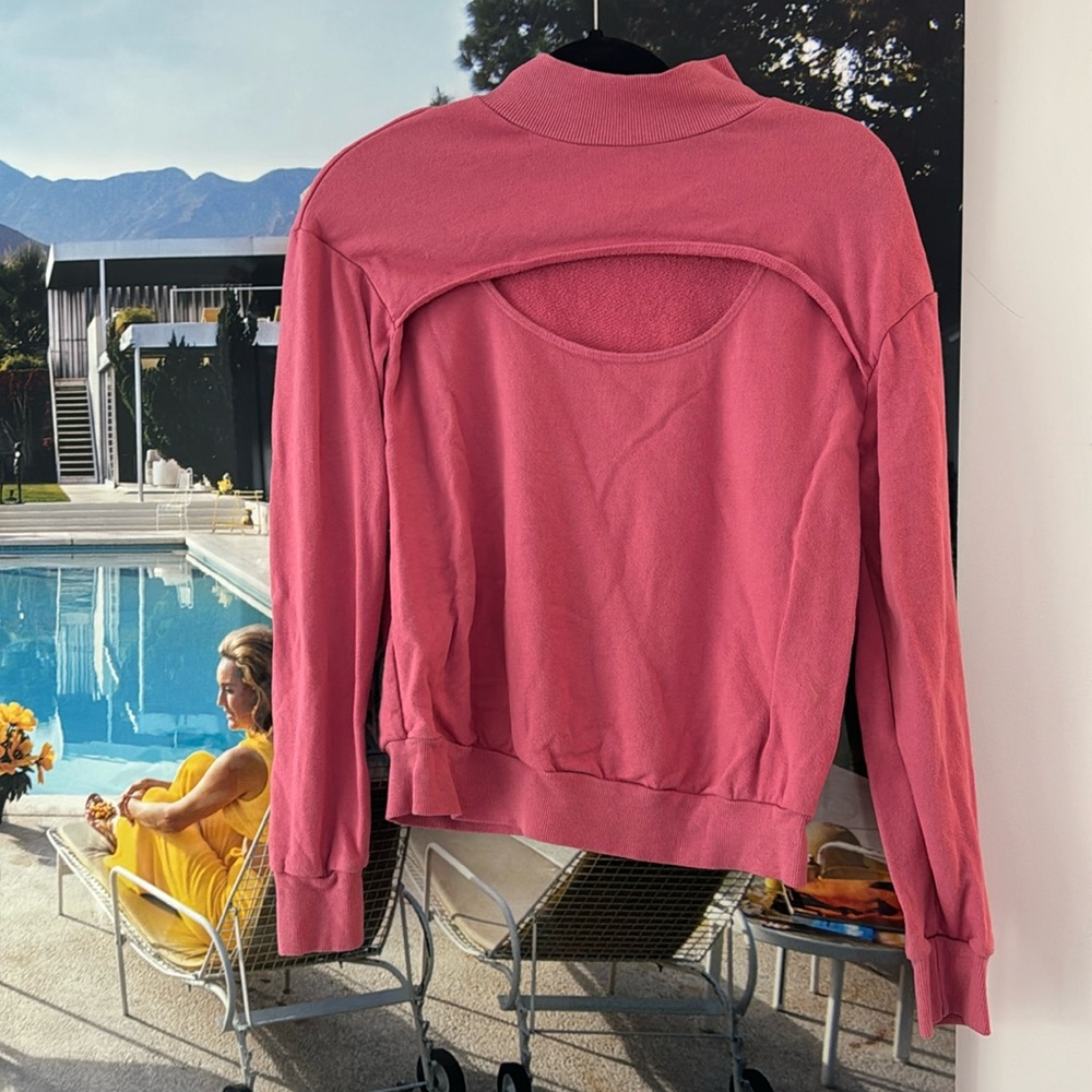 COPY - Worn once T.La Anthropologie Cutout Top/Sweatshirt